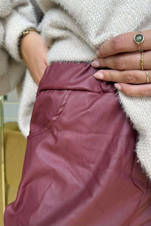 Wax Magic Trousers Burgundy